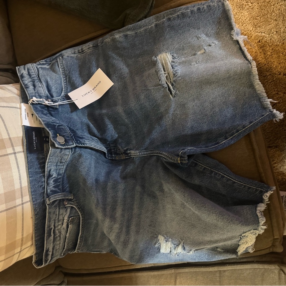 Lucky Brand Vintage Loose Denim Shorts